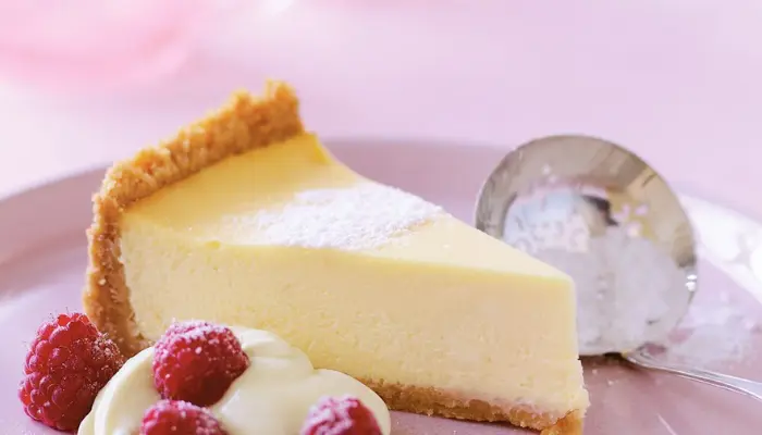 Classic no-bake vanilla cheesecake