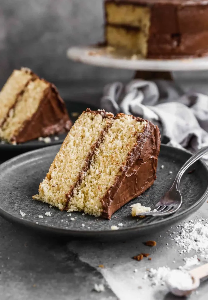 Yellow Cake with Irresistible Chocolate Frosting