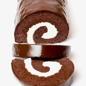 chocolate swiss roll cake