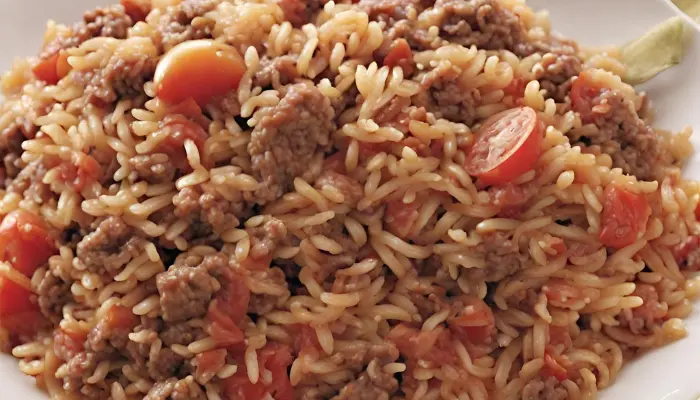 Easy Italian Beef Rice Pilaf Recipe