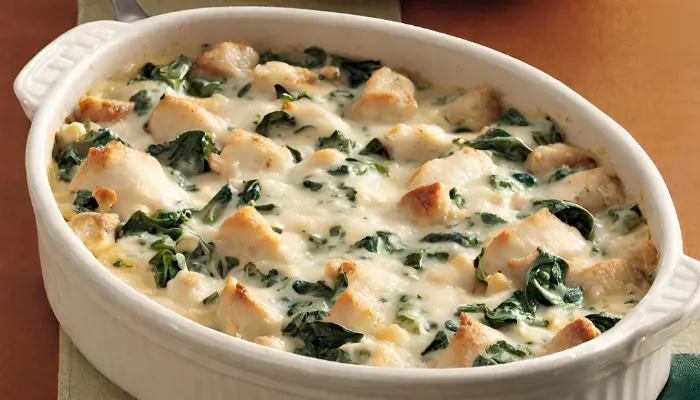 Martha Stewart Chicken and Spinach Casserole