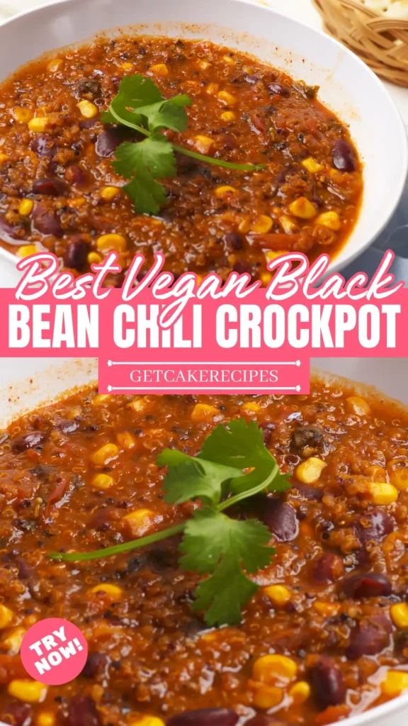 Best Vegan Black Bean Chili Crockpot