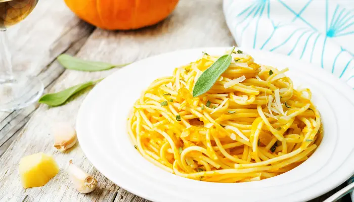 Best Vegan Pumpkin Sage Pasta