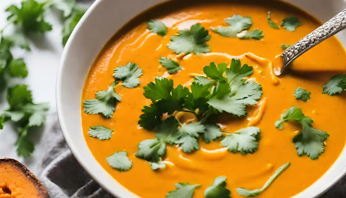 Easy Coconut Curry Sweet Potato Soup