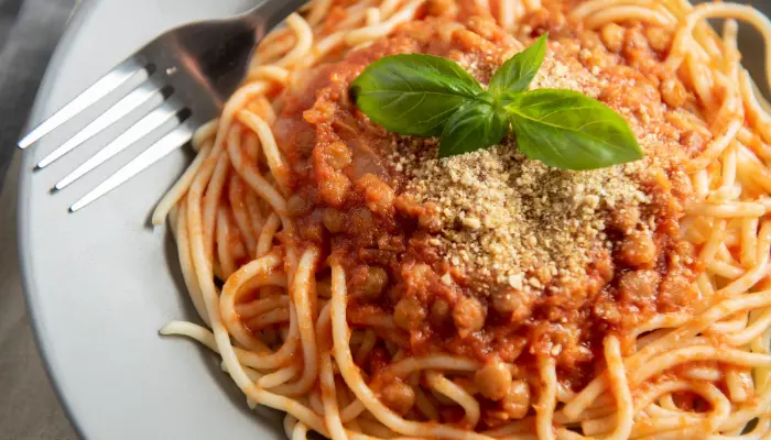 Easy Lentil Bolognese Vegan