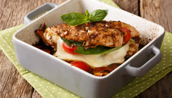 Caprese Stuffed Balsamic Chicken