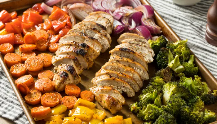 Chicken And Vegetable Sheet Pan Dinners