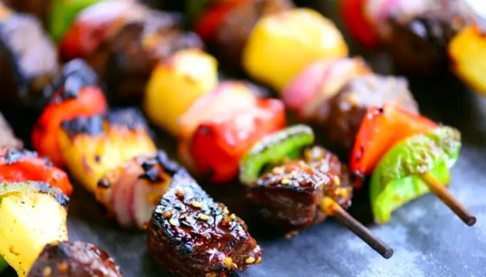 Easy Beef and Pineapple Skewers