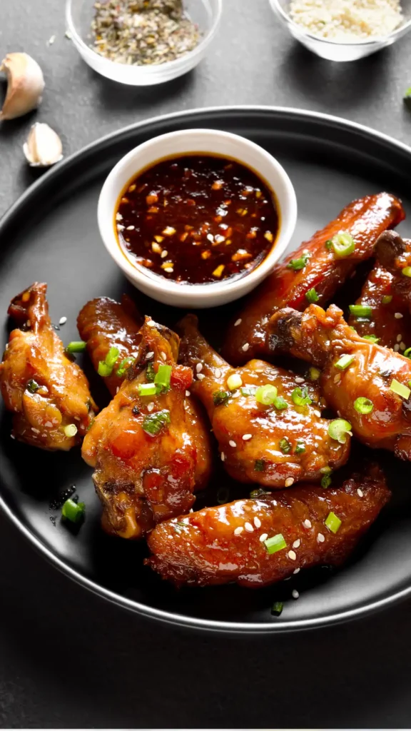 Honey Sriracha Chicken Wings Air Fryer