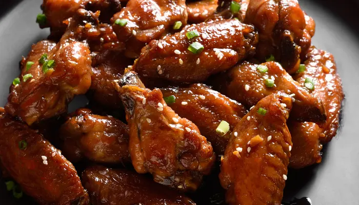 Honey Sriracha Chicken Wings Air Fryer