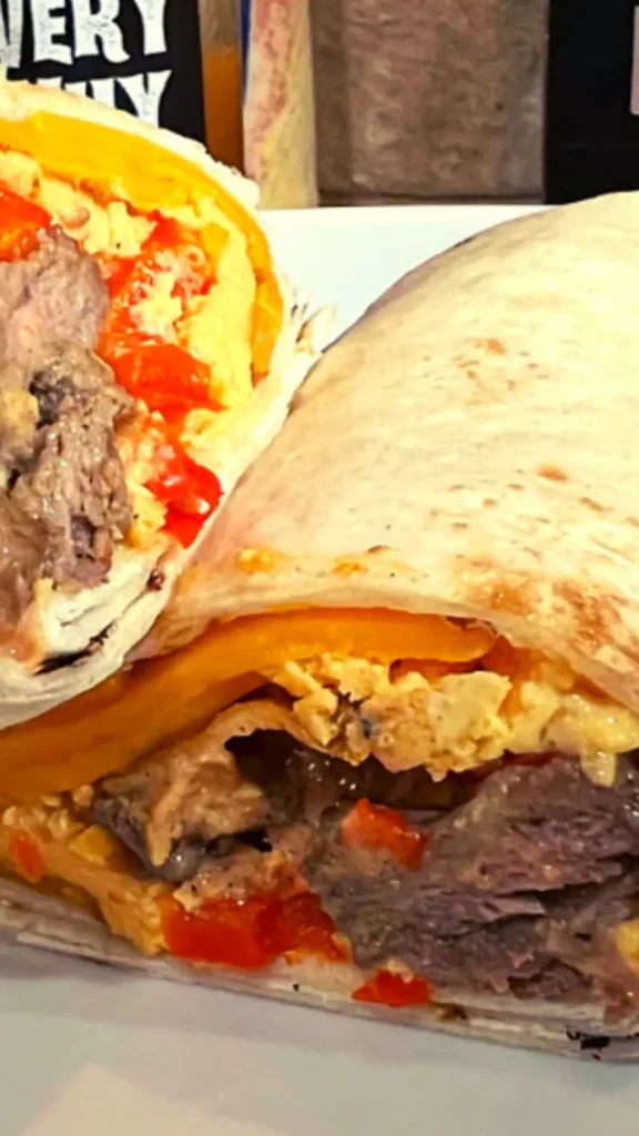 Steak And Egg Breakfast Wrap