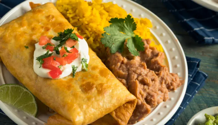 Beef and Cheese Chimichangas Recipe