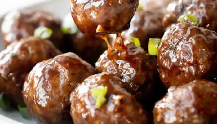 Honey Garlic Meatballs No Soy Sauce