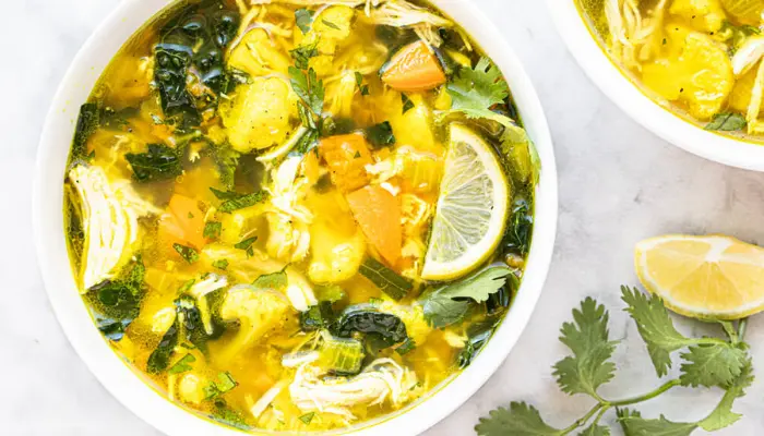 Anti-Inflammatory Turmeric Chicken Soup