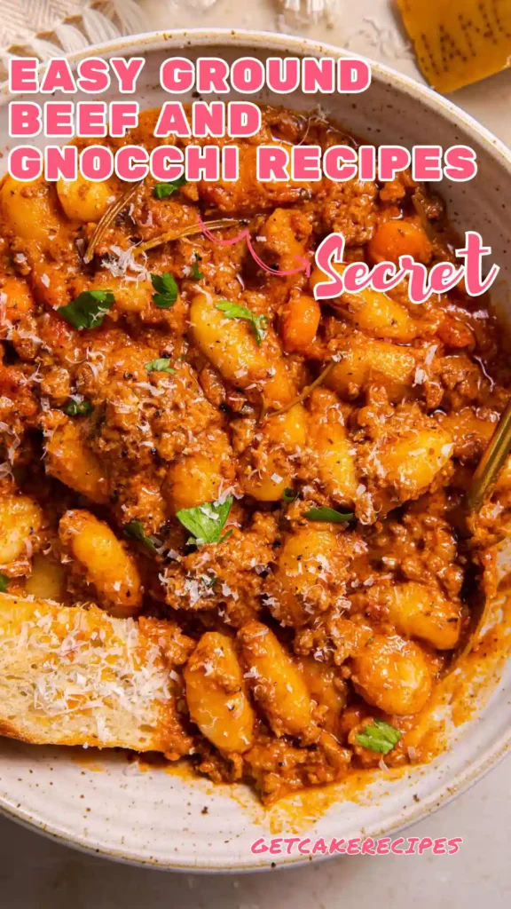 Easy Ground Beef and Gnocchi Recipe