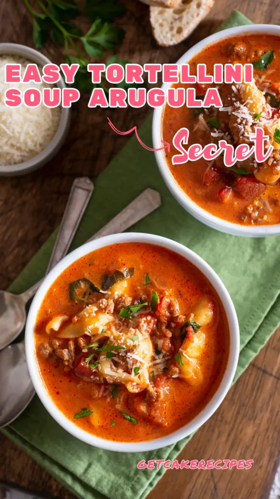 Easy Tortellini Soup Arugula