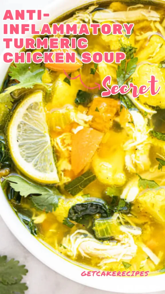 Anti-inflammatory Turmeric Chicken Soup