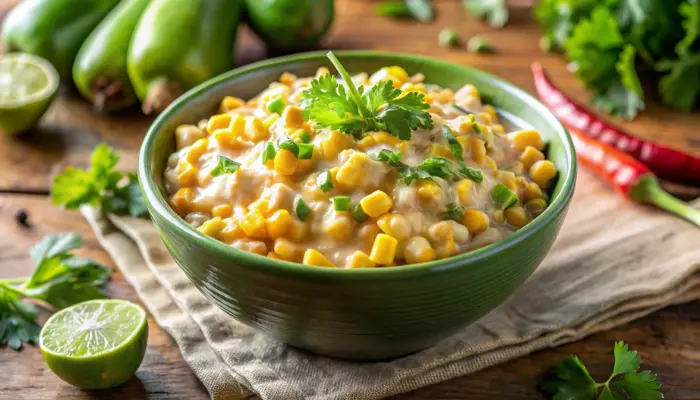 The Best Green Chili Cream Corn Recipe