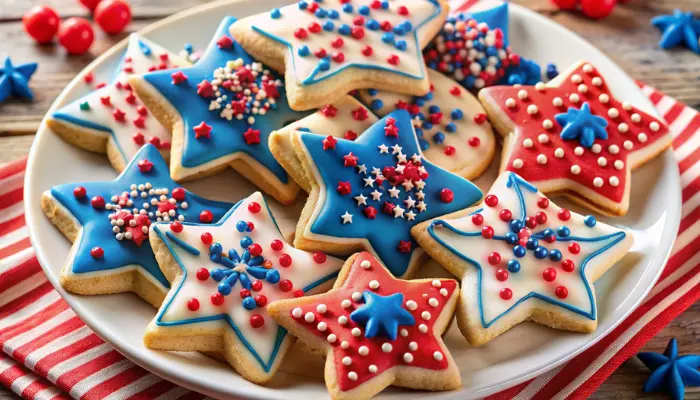 4th of July Fireworks Cookies