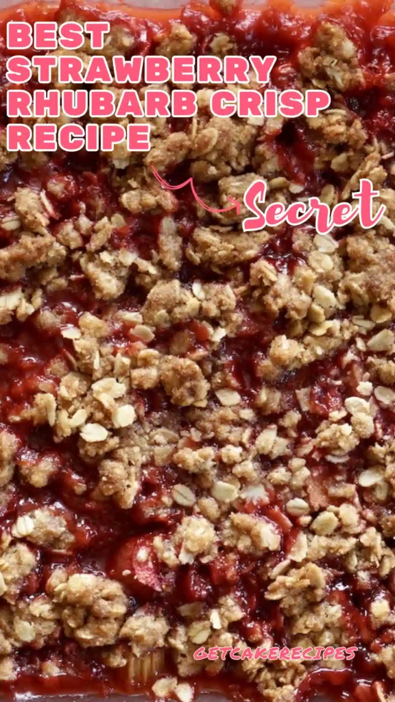 Best Strawberry Rhubarb Crisp Recipe