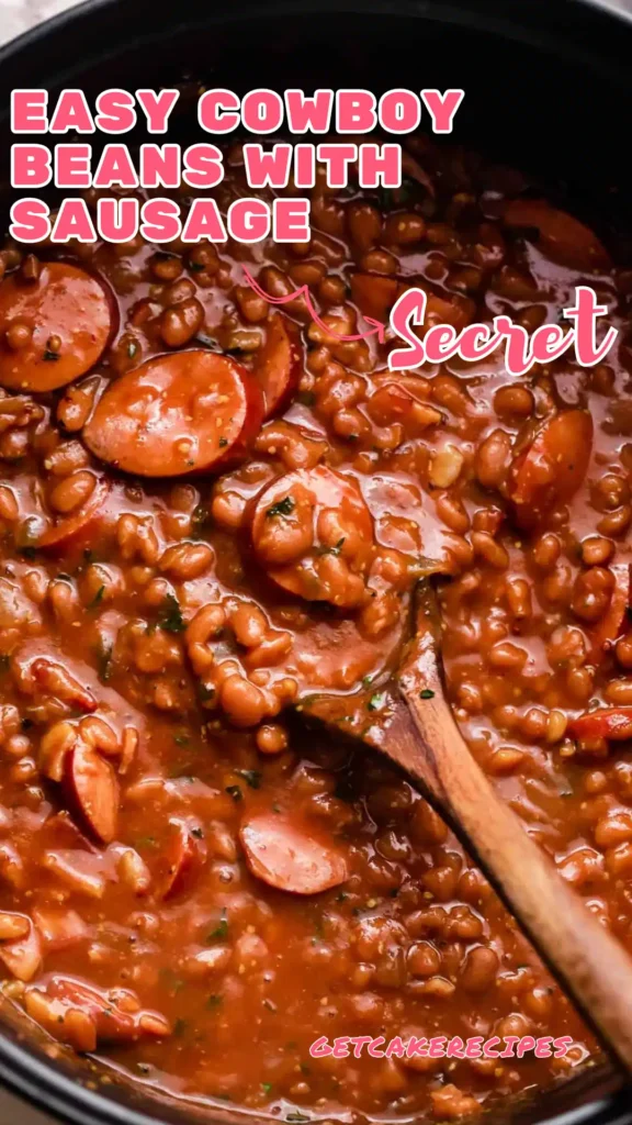 Easy Cowboy Beans With Sausage