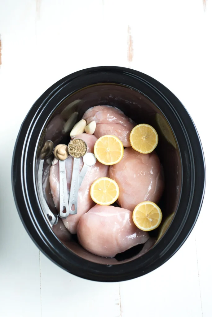 Slow Cooker Lemon Herb Chicken