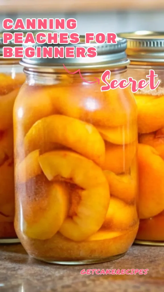 Canning Peaches For Beginners