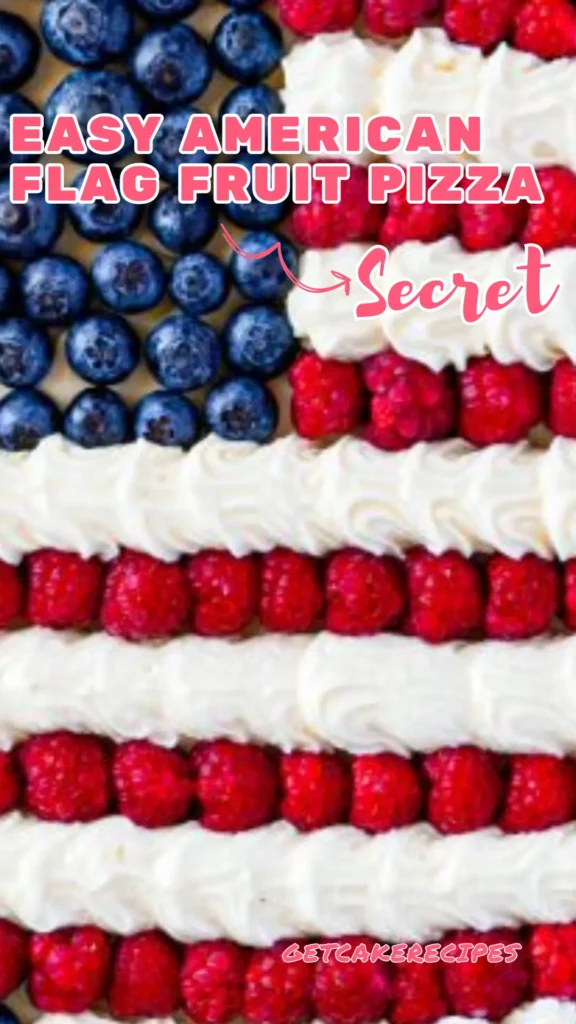 Easy American Flag Fruit Pizza