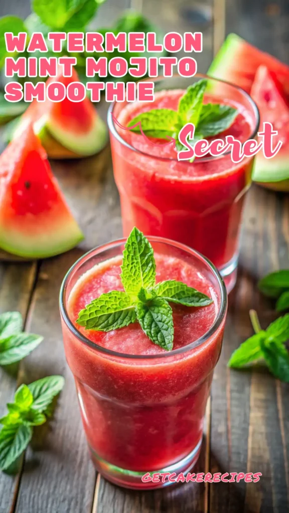 Watermelon Mint Mojito Smoothie