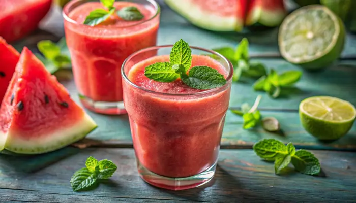 Watermelon Mint Mojito Smoothie