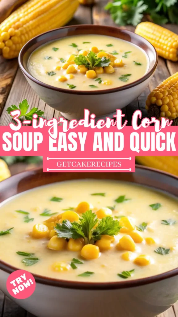 3-ingredient Corn Soup Easy And Quick