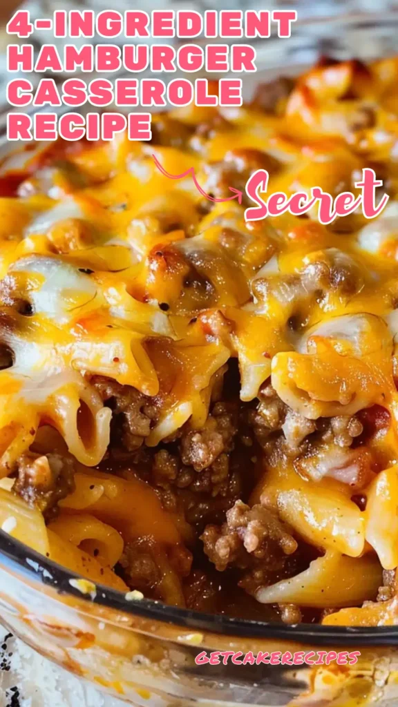 4-Ingredient Hamburger Casserole Recipe