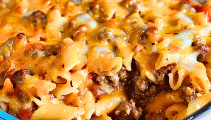 4-Ingredient Hamburger Casserole Recipe