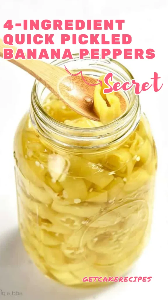 4-Ingredient Quick Pickled Banana Peppers