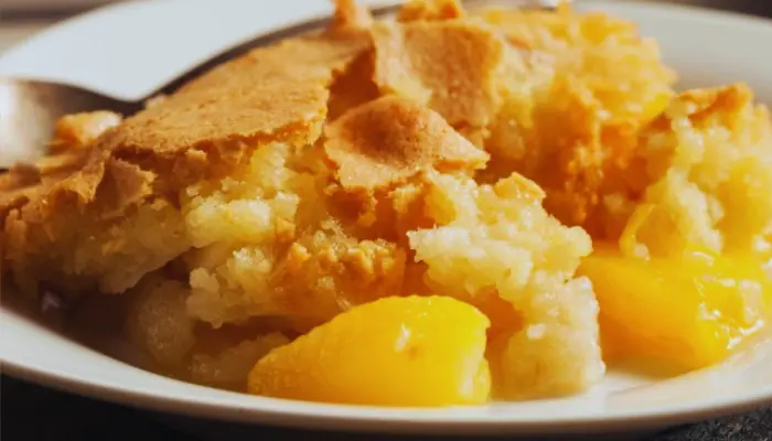 Easy Bisquick Peach Cobbler