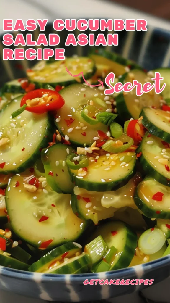 Easy Cucumber Salad Asian Recipe