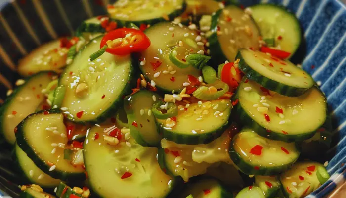 Easy Cucumber Salad Asian