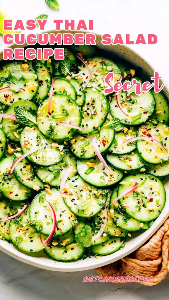 Easy Thai Cucumber Salad Recipe