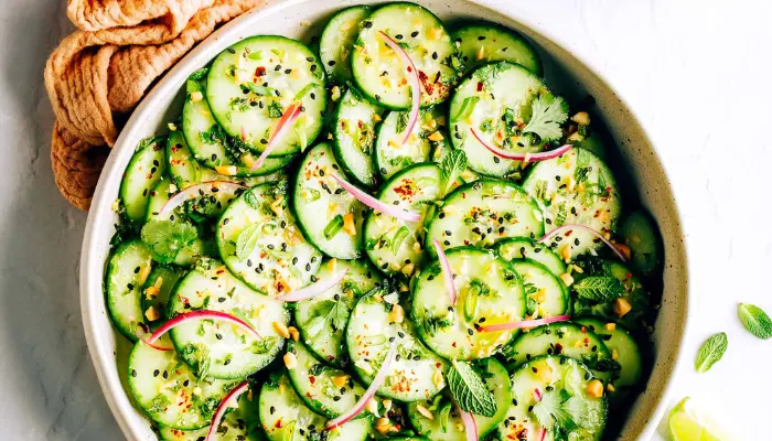 Easy Thai Cucumber Salad