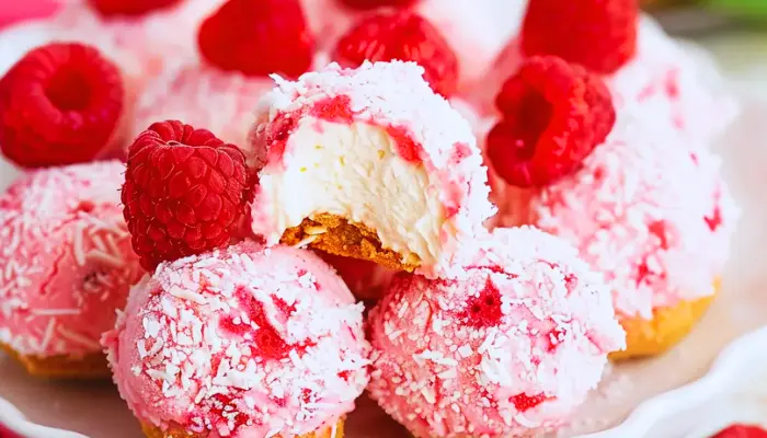 Raspberry Cream Cheese Bites