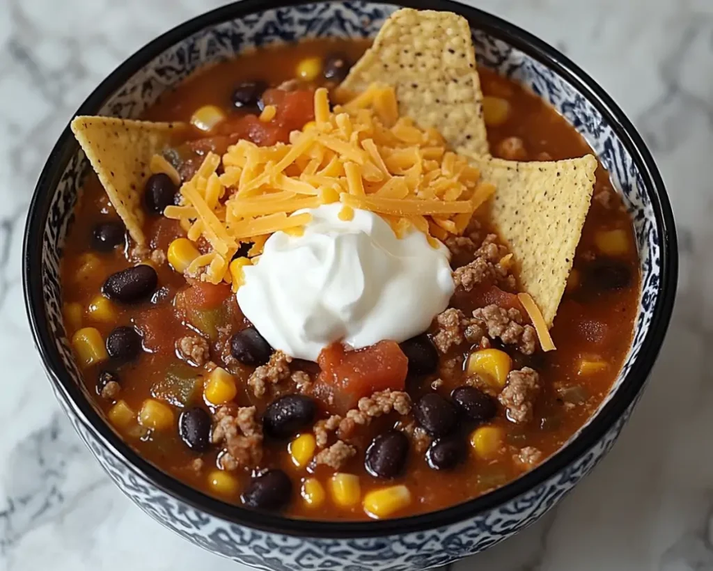 Crockpot Taco Soup