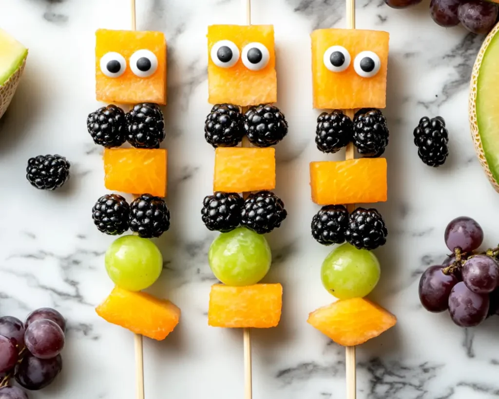 Halloween Fruit Kabobs