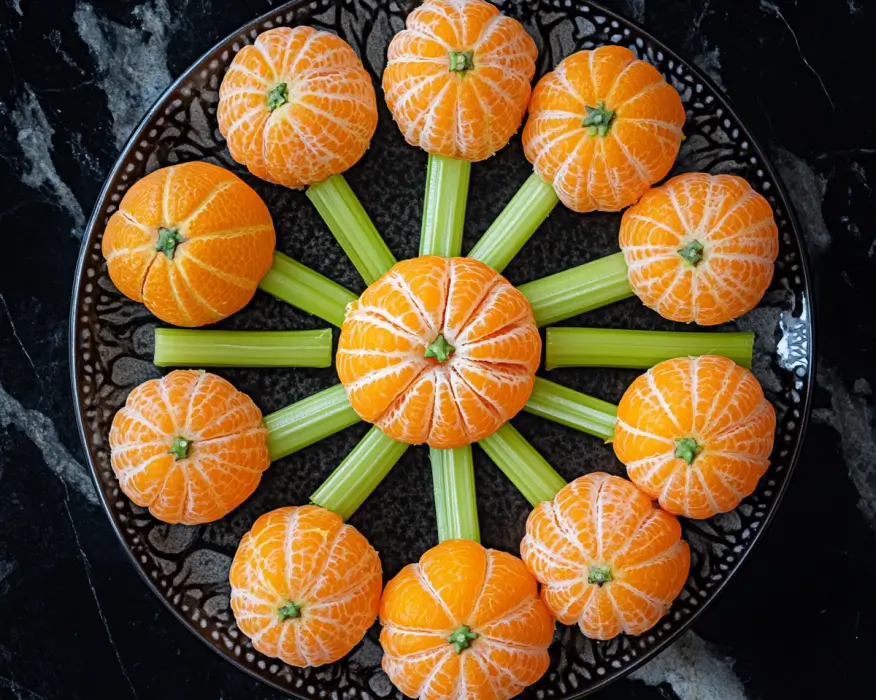 Halloween Tangerine Pumpkins