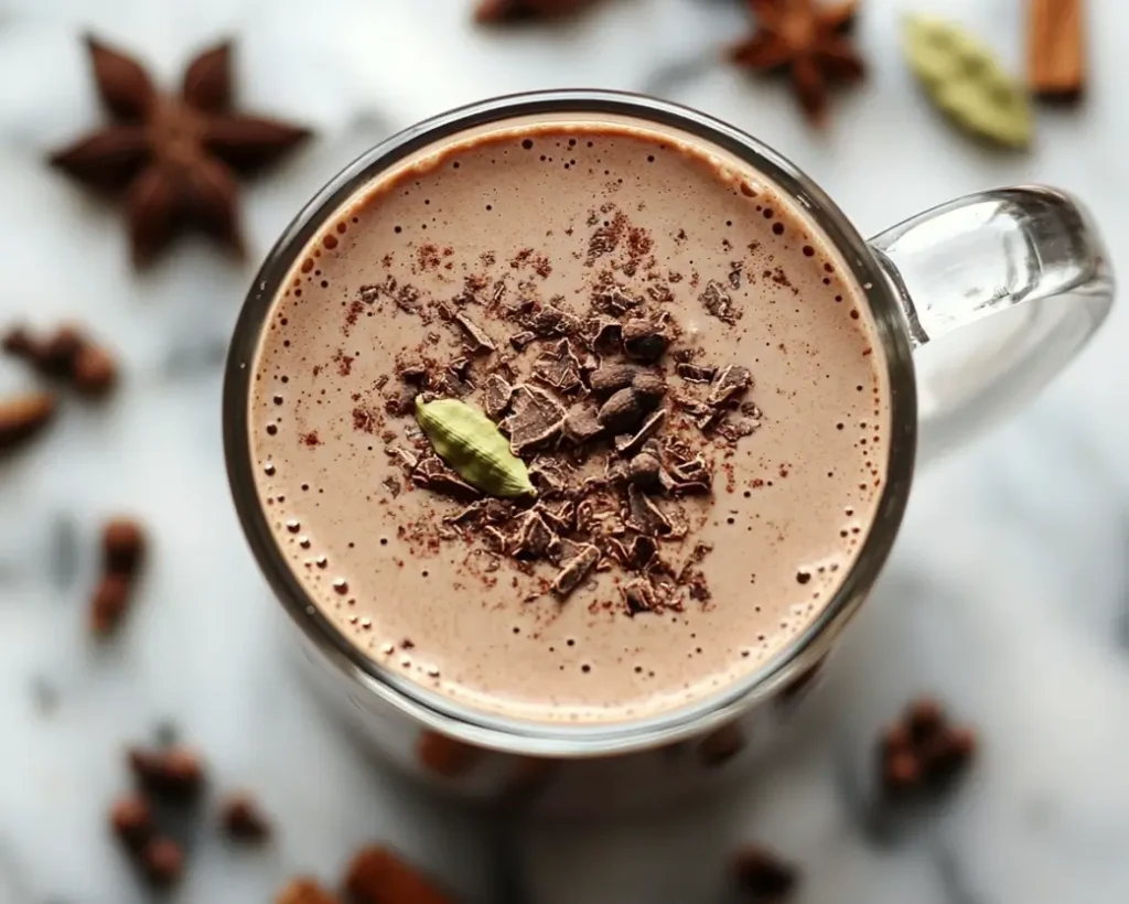 Cardamom & Clove Hot Chocolate