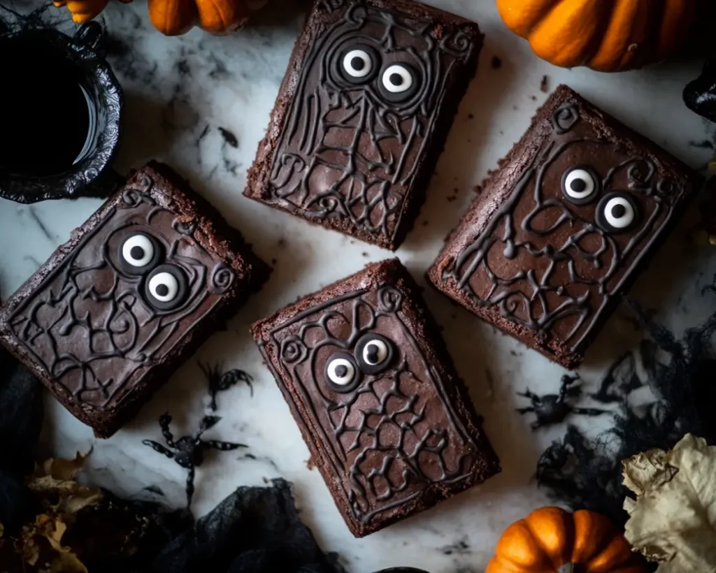 Hocus Pocus Spellbook Brownies