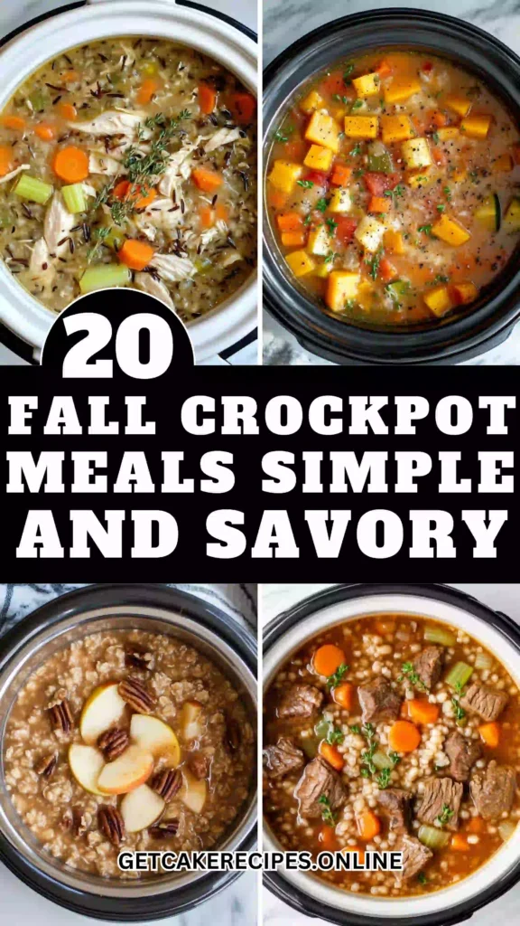 20 Fall Crockpot Meals Simple and Savory