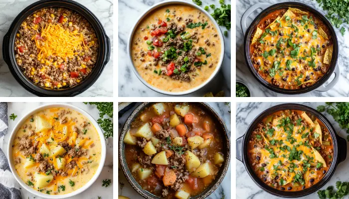 24 Delicious Crockpot Ground Beef Recipes For Easy Dinners