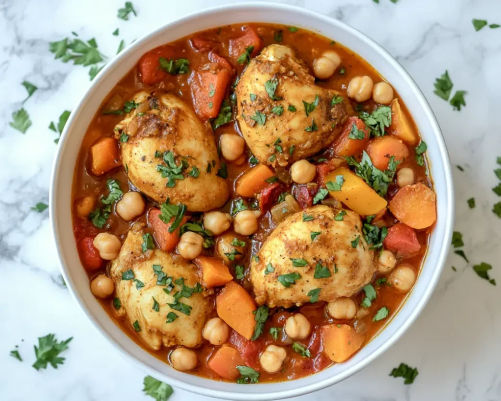 Slow Cooker Moroccan Chicken