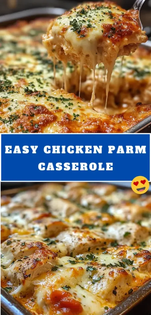 Easy Chicken Parm Casserole