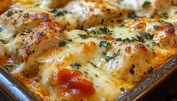 Easy Chicken Parm Casserole